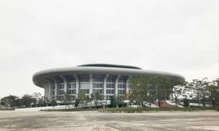 Toàn cảnh Nhà thi đấu thể dục thể thao tỉnh Hà Nam. Ảnh: Trường Phong 