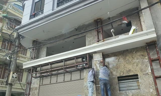 Các công trình sai phạm trên phố Nguyễn Khắc Hiếu, phường Trúc Bạch 