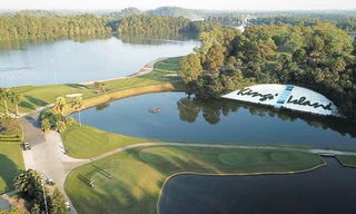 Sân golf Kings Course đã sẵn sàng chào đón 144 golfer tranh tài trong ngày hôm nay. Ảnh MẠNH THẮNG