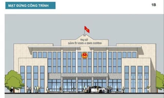 Mẫu trụ sở UBND do đơn vị tư vấn cung cấp. Ảnh: HRAP