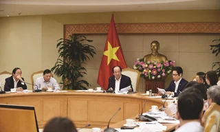 Tổ công tác của Thủ tướng làm việc với các bộ, ngành về những khó khăn, vướng mắc trong sản xuất, kinh doanh lĩnh vực nông nghiệp. Ảnh: N.B 