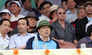 Bầu Đệ thường tạo ra những vụ việc ồn ào liên quan đến công tác quản lý, điều hành đội bóng xứ Thanh. Ảnh: CTV