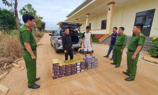 Vận chuyển hơn 1 tạ pháo về Đắk Lắk hòng bán kiếm lời