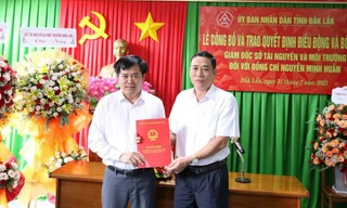 Chánh Thanh tra tỉnh làm Giám đốc Sở Tài nguyên Đắk Lắk