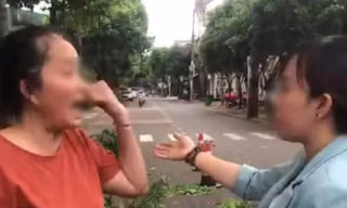 Tát nữ nhân viên công ty môi trường, bị phạt 6,5 triệu đồng