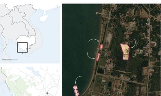 Khu vực có quân cảng Ream ở Shihanoukvill