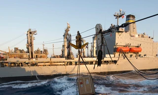 Một tàu vận tải của quân đội Mỹ