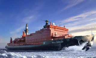 Một tàu phá băng hạt nhân của Nga