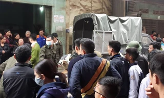 Công an phong tỏa hiện trường, điều tra vụ việc