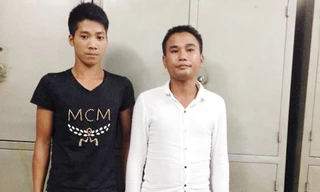 Hai đối tượng tại cơ quan điều tra