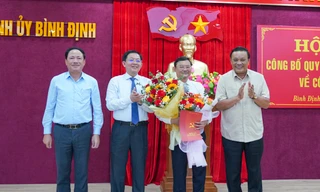 Công bố quyết định của Ban Bí thư về công tác cán bộ tại Bình Định