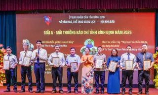 Phóng viên Báo Tiền Phong đạt giải A Giải thưởng báo chí Bình Định 2025