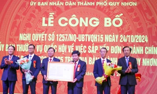 Sắp xếp 6 phường ở Quy Nhơn thành 2 phường