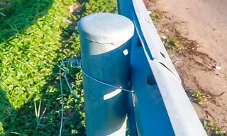 Bu lông, ốc vít trên Quốc lộ nghìn tỷ ở Bình Định bị tháo trộm