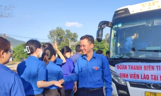 Tuổi trẻ Bình Định và sinh viên Lào chung tay tình nguyện tại địa bàn khó khăn