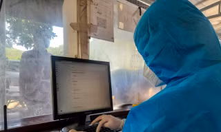 Bình Định dừng hoạt động các chốt kiểm tra y tế trên Quốc lộ. Ảnh: Trương Định