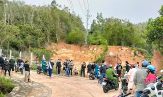 Hiện trường vụ tai nạn.