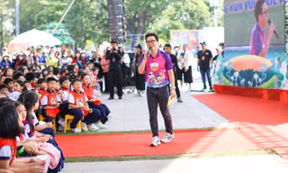 Thiếu nhi Bình Định hào hứng giao lưu tại Ngày hội 'Thiếu nhi vui khỏe - Tiến bước lên Đoàn'