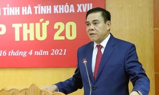 Tân Chủ tịch UBND tỉnh Hà Tĩnh. Ảnh Công Tường