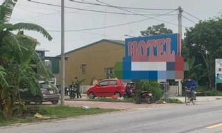 Khu vực khách sạn nơi xảy ra vụ việc.