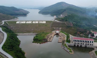 Cận cảnh công trình thủy lợi có đập đất cao nhất Việt Nam