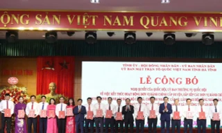 Danh sách bí thư và chủ tịch UBND 69 xã, phường mới ở Hà Tĩnh sau sắp xếp