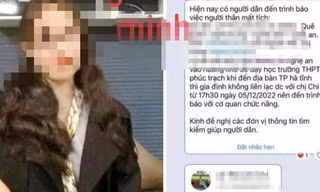 Cô giáo trẻ bất ngờ mất liên lạc trên đường đến trường