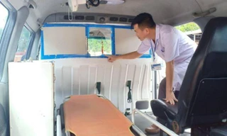 Người nhà bệnh nhân phá xe cấp cứu, đe dọa lái xe và điều dưỡng