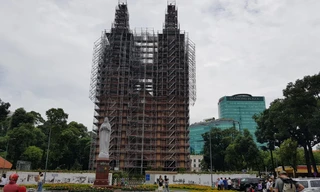 Nhà thờ Đức Bà ở TPHCM khi nào mới được tu bổ xong?