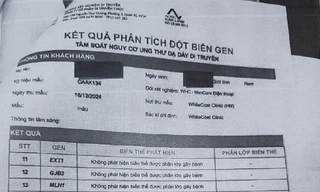 Làm rõ hành vi giả mạo kết quả xét nghiệm gen tầm soát ung thư