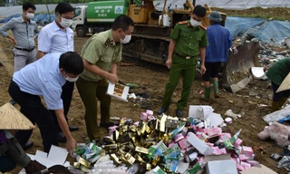 Phát hiện doanh nghiệp sản xuất mỹ phẩm chứa chất cấm