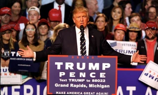 Ông Trump trong chiến dịch vận động tranh cử năm 2016