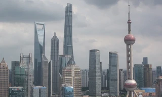 Khu vực trung tâm của thành phố Thượng Hải, Trung Quốc. (Ảnh: Getty)