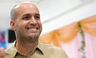 Thị trưởng Agustin Intriago bị ám sát khi đang làm việc. (Ảnh: Twitter)