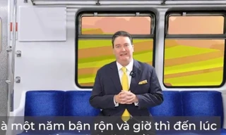 Đại sứ Mỹ tại Việt Nam Marc Knapper trong clip tổng kết quan hệ Việt - Mỹ năm 2023