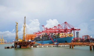 Khu vực sẽ trở thành cảng biển quốc tế Tây Colombo được Ấn Độ và Mỹ phối hợp xây dựng. (Ảnh: Bloomberg)