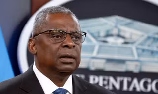 Bộ trưởng Quốc phòng Mỹ Lloyd Austin. ̣(Ảnh: AP)