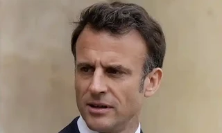 Tổng thống Pháp Emmanuel Macron. (Ảnh: AP)