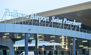 Sân bay Pulkovo ở thành phố St. Petersburg