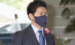 Ông Shotaro Kishida, con trai Thủ tướng Nhật Fumio Kishida. (Ảnh: Kyodo)