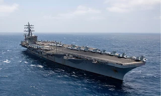 Tàu sân bay Mỹ USS Eisenhower. (Ảnh: US Navy)
