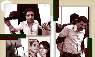 Ovidio Guzman (trên cùng bên trái) cùng vợ (góc dưới bên trái) và bố El Chapo