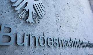 Logo của cơ quan tình báo nước ngoài BND của Đức. (Ảnh: dpa)