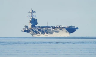 Tàu sân bay USS Gerald R. Ford của Hải quân Mỹ. (Ảnh: US Navy)