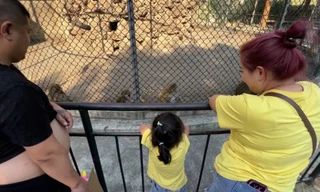 Trong công viên Dongshan ngày 14/9. (Ảnh: CNN)