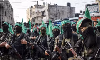 Các thành viên của Hamas ở Gaza. (Ảnh: Getty)