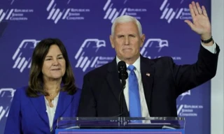 Cựu Tổng thống Mỹ Mike Pence thông báo rút khỏi cuộc đua tổng thống 2024. (Ảnh: Reuters)