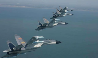 Tiêm kích J-16 của Trung Quốc. (Ảnh: Weixin)