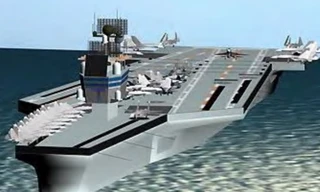 Mô hình siêu chiến hạm mà ông Ma Weiming và các đồng nghiệp xây dựng