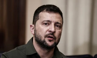 Tổng thống Ukraine Volodymir Zelensky. (Ảnh: Reuters)